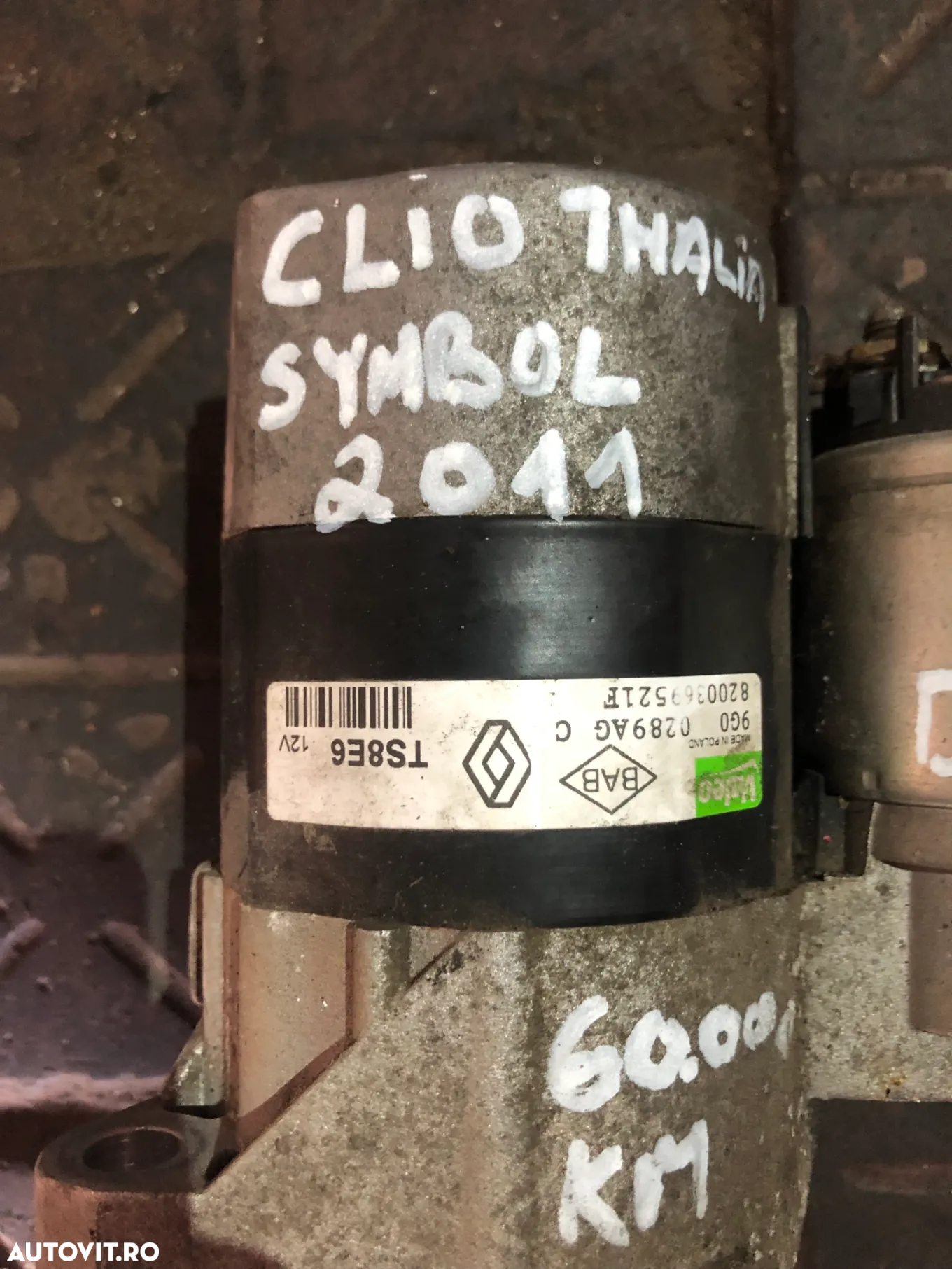 Electromotor Renault Clio Symbol Thalia 2011 1.2 benzina - 2