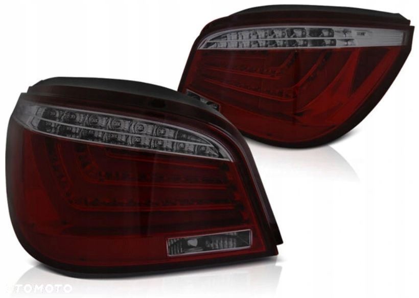 Lampy tyl kpl Led Bar Diodowe Red Smoke Tuning Bmw 5 e60 sedan 2003-2007 - 1