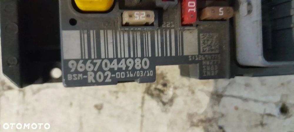 moduł BSM R02 CITROEN PEUGEOT 9667044980 - 2