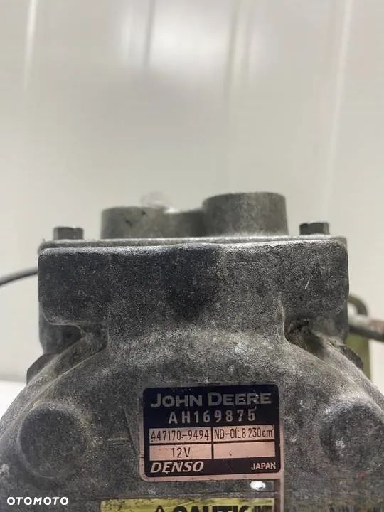 SPRĘŻARKA KLIMATYZACJI JOHN DEERE 7750 AH169875, RE46609, RE69716, SE503065 - 2