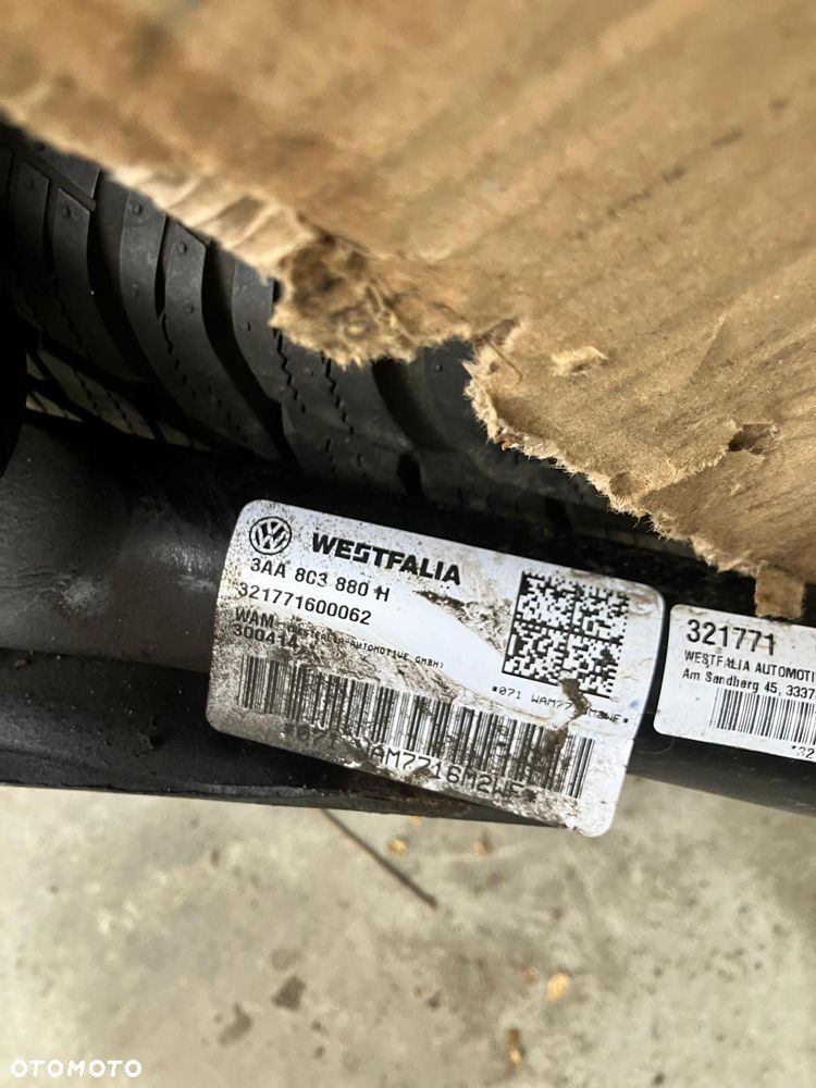 HAK ELEKTRYCZNY WESTFALIA VW PASSAT B7 KOMBI 3AA803880H - 2