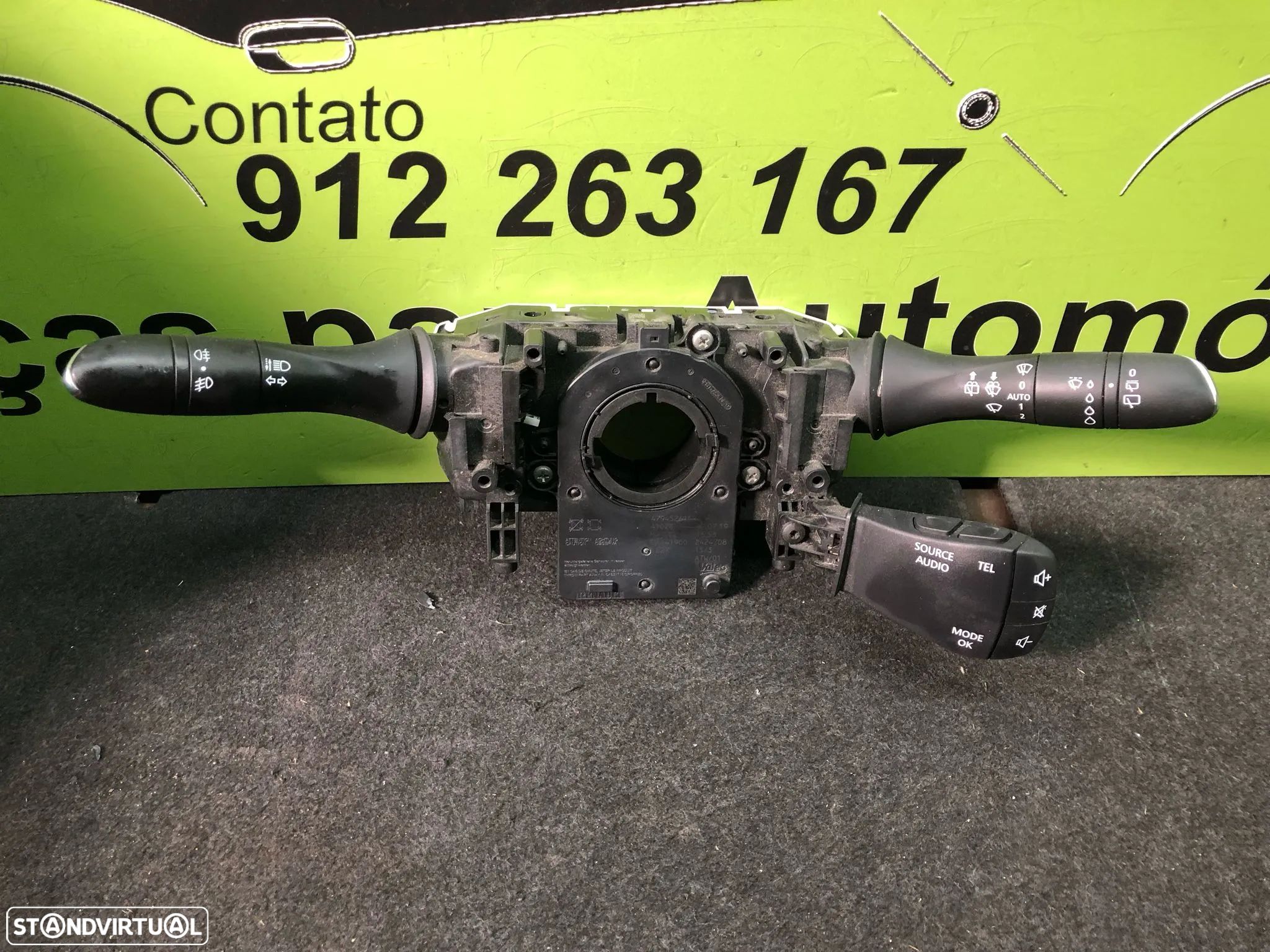 RENAULT SCENIC IV MANETE PISCAS LUZES LIMPA VIDROS SENSOR ANGULO - MP004 - 1