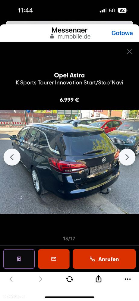 Opel Astra 1.4 Turbo Start/Stop Dynamic - 16