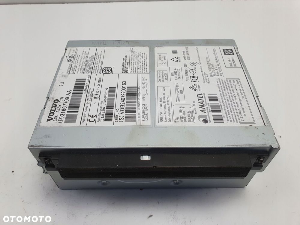 Volvo V40 II V60 S60 II XC60 RADIOODTWARZACZ radio cd NAWIGACJA 31667709 - 1