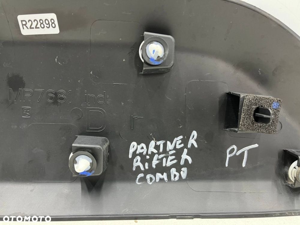 Listwa Citroen Berlingo Partner Rifter Doblo Combo E ProAce City 18r.- prawa tylna nakładka drzwi - 10