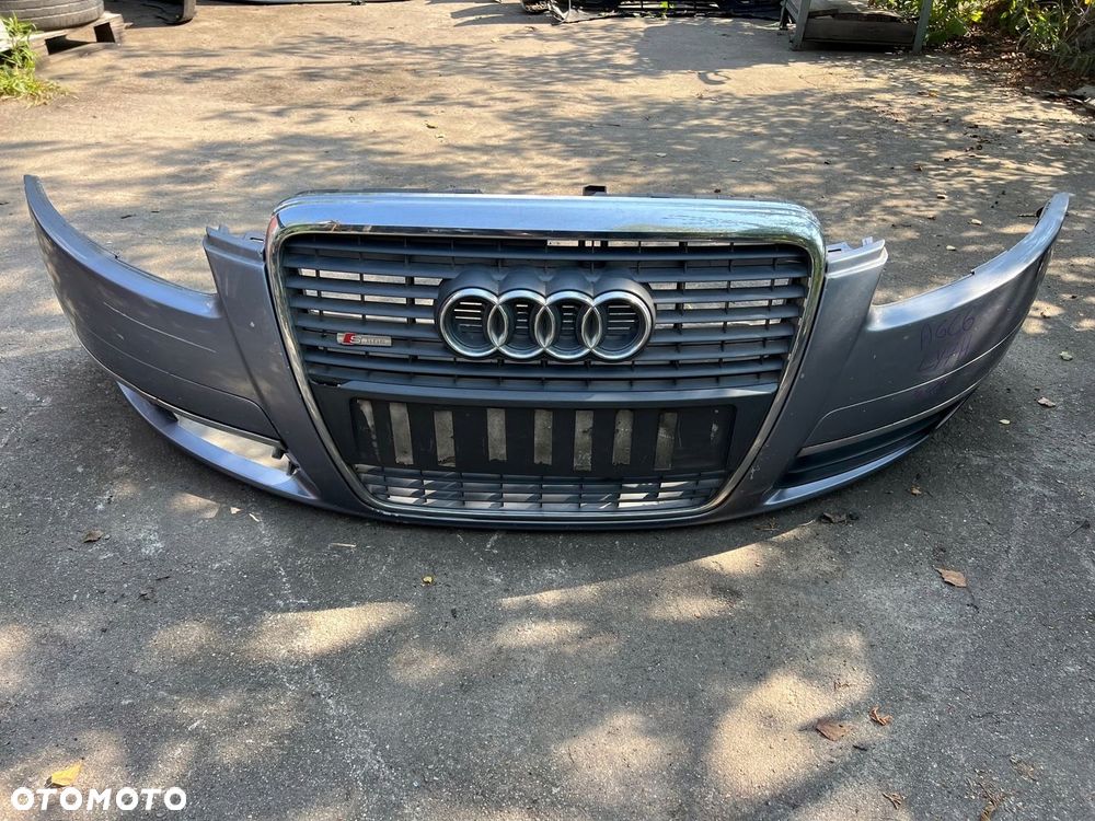 AUDI A6 C6 S LINE LY7H ZDERZAK PRZEDNI GRILL PRZÓD ATRAPA SLINE - 2