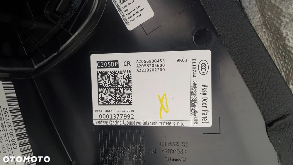 MERCEDES W205 C KLASA BOCZKI TYLNE L/P A2056900353 A2056900453 - 8