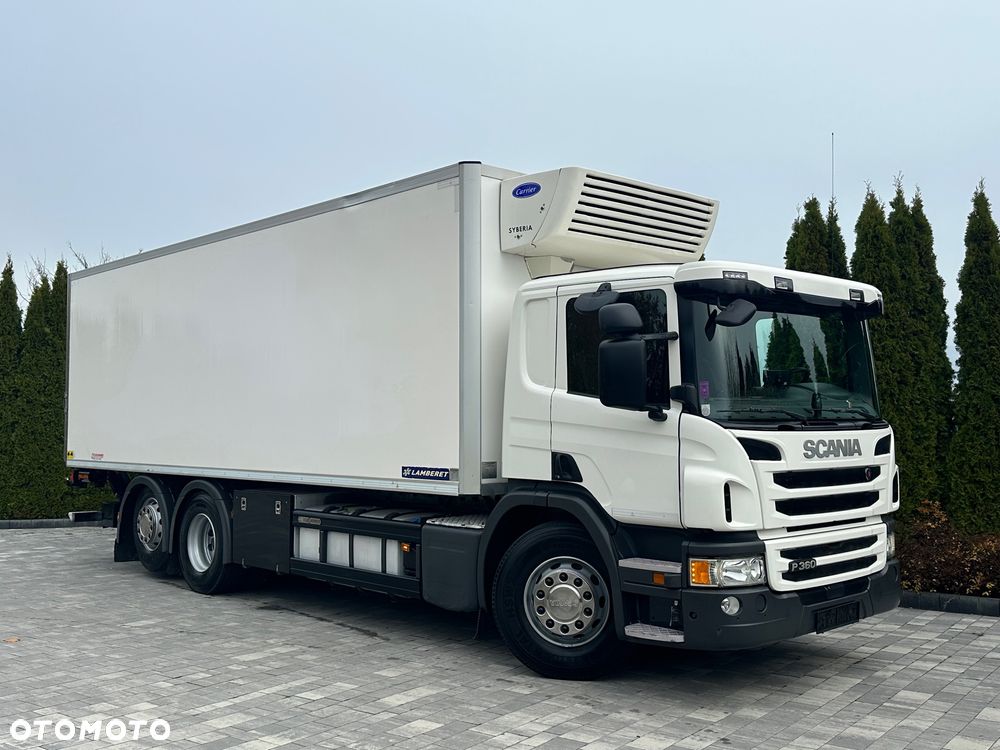 Scania / P360 / 6X2 / CHŁODNIA 7,7 m / Carrier / WINDA / - 1