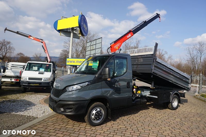 Iveco 35C14 wywrotka HDS żuraw - 14