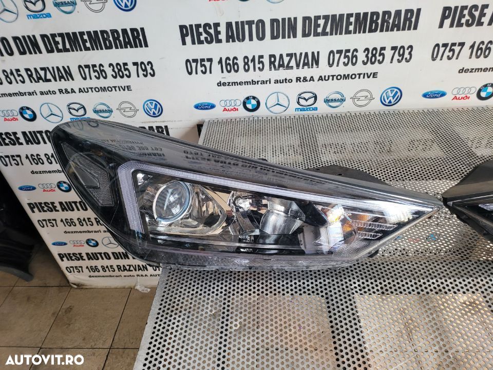 Faruri Far Stanga Dreapta Hyundai Tucson An 2015-2020 Facelift H7+LED Originale Absolut Intacte - 4