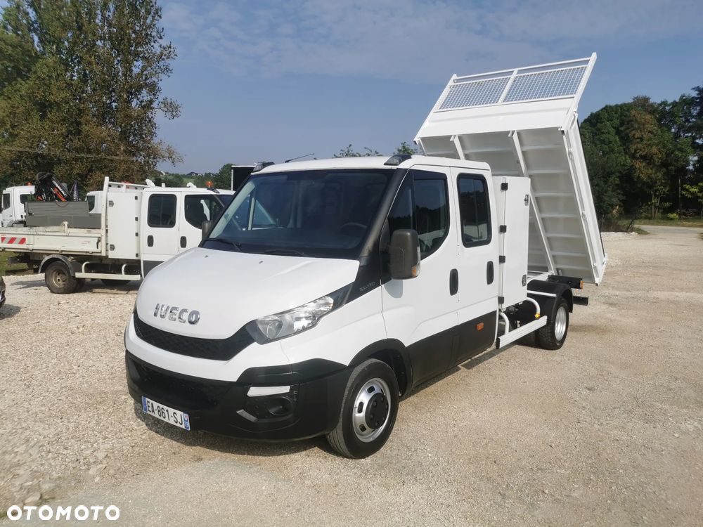 Iveco Daily 35C13 Brygadówka Klima 35-130 wywrotka kiper doka Dubel - 2