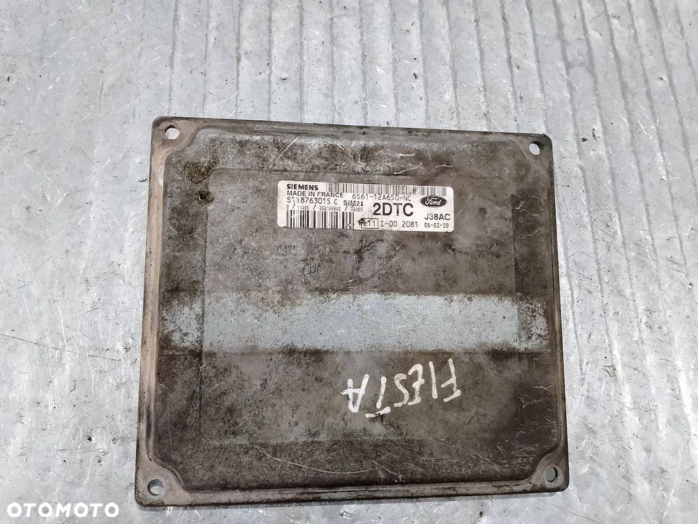 KOMPUTER, STEROWNIK FORD FIESTA MK6 6S61-12A650-NC  S118763015C - 4
