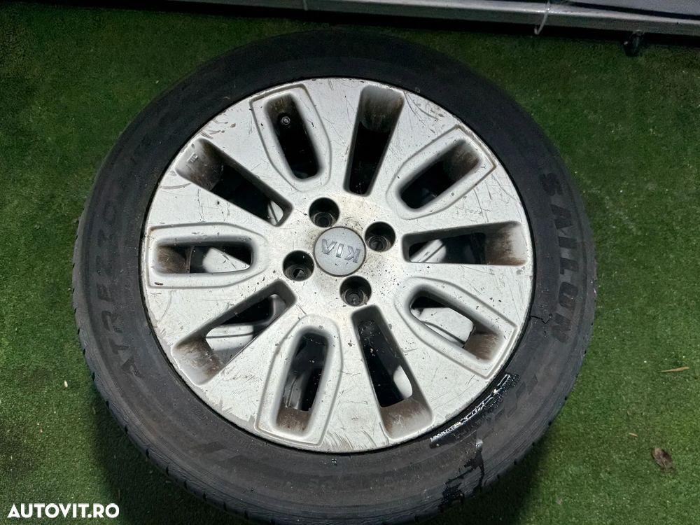 JANTE KIA R16 / 4x100 / RIO 2 / 6JX16 OFFSET 48 / 195/55 R16 /  + CAUCIUCURI (X4) - 5