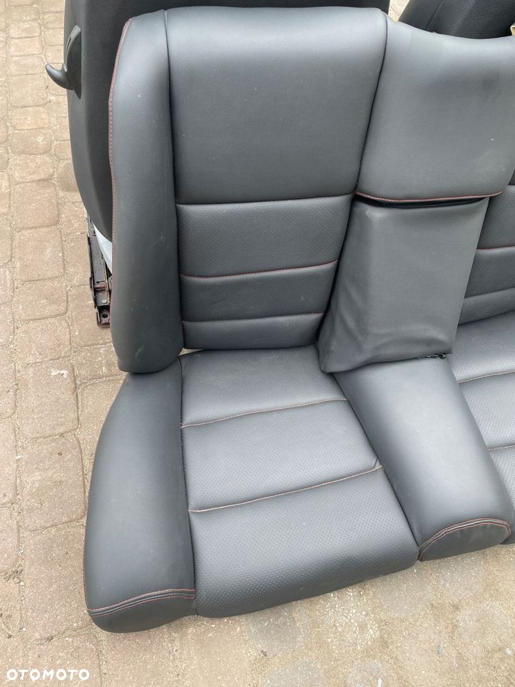 fotele fotel lewy prawy kanapa bmw e36 cabrio skóra czarny obszyte - 13