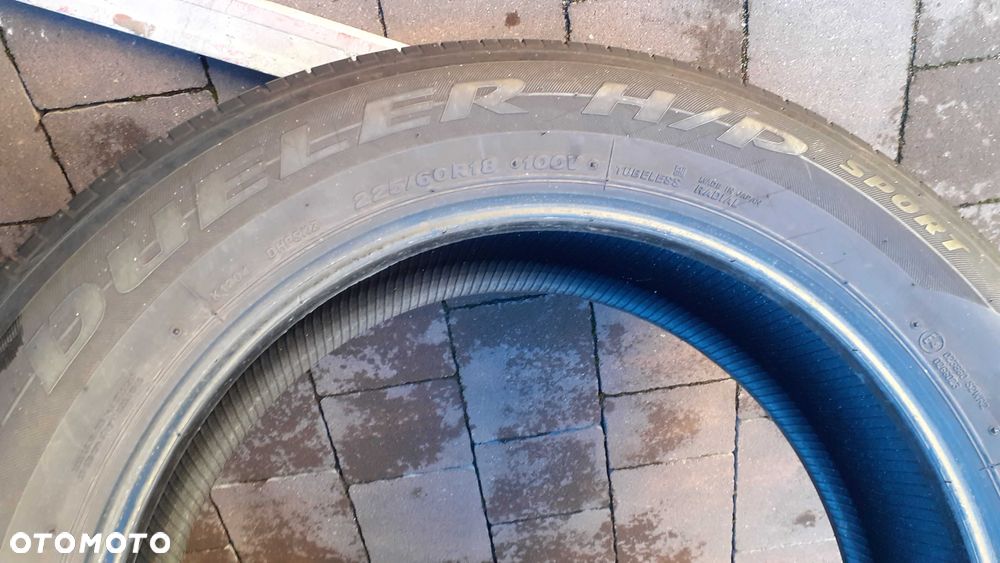 Opony letnie Premium 4x BRIDGESTONE 225/60R18 100V, 2018r. Stan bdb - 3