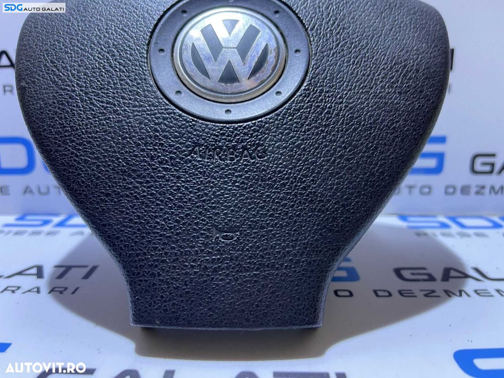 Airbag Volan 3 Spite cu 2 Mufe Volkswagen Passat B6 2005 - 2010 Cod 3C0880201AG - 3