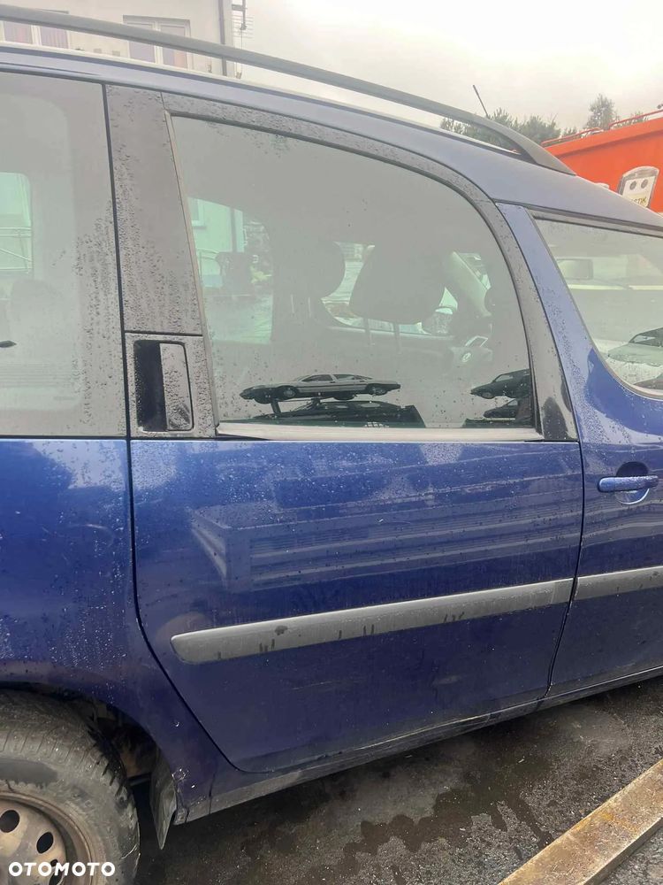 Drzwi tylne prawe Skoda Roomster !! KOMPLETNE, Granatowe !!