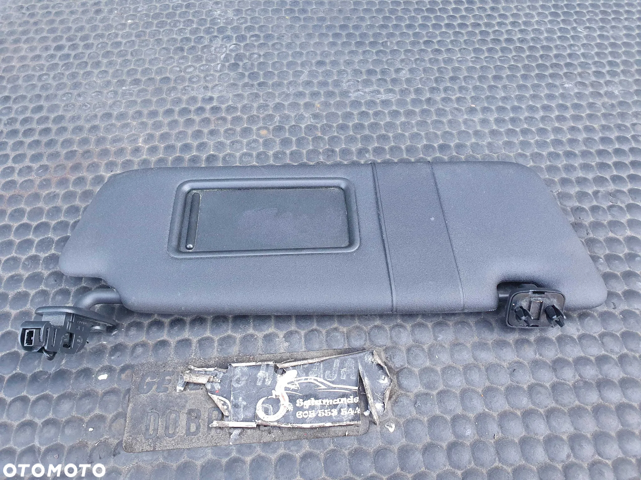 Daszek 8E0/1857551 8E0/2857552 8E0857562 Słonecznik Czarne S-Line Oslona Przeciwsloneczna Podświetlane Lewa Prawa AUDI A4 B6 B7 - 28