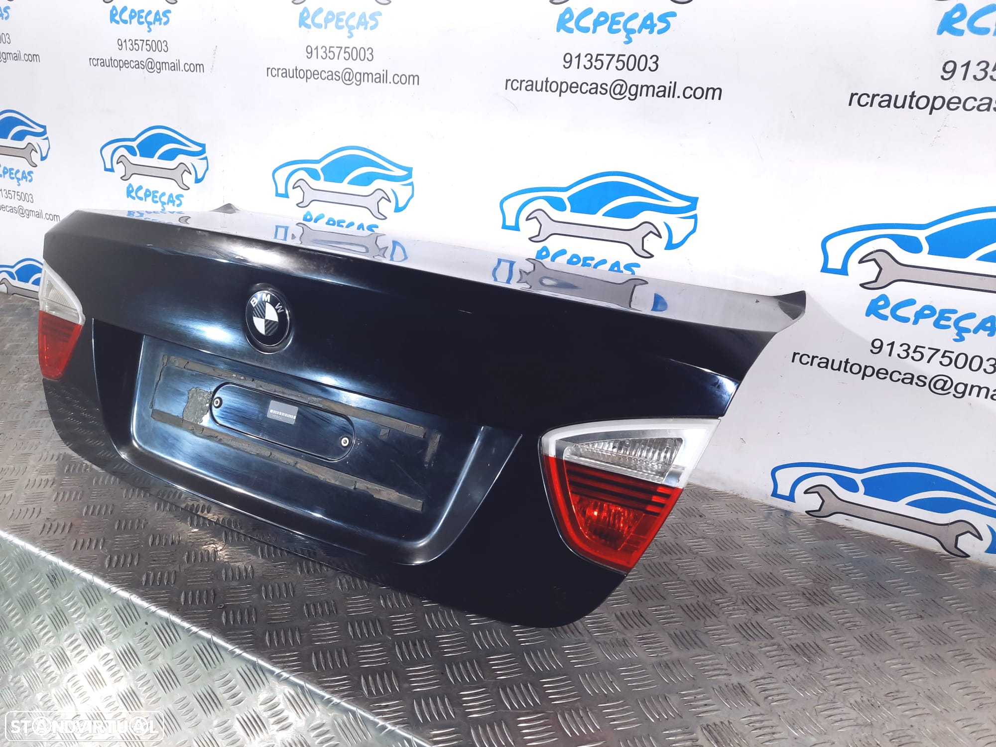 PORTA TAMPA MALA BMW SERIE 3 E90 41627151491 7151491 FECHO PUXADOR LUZ 3º STOP - 2