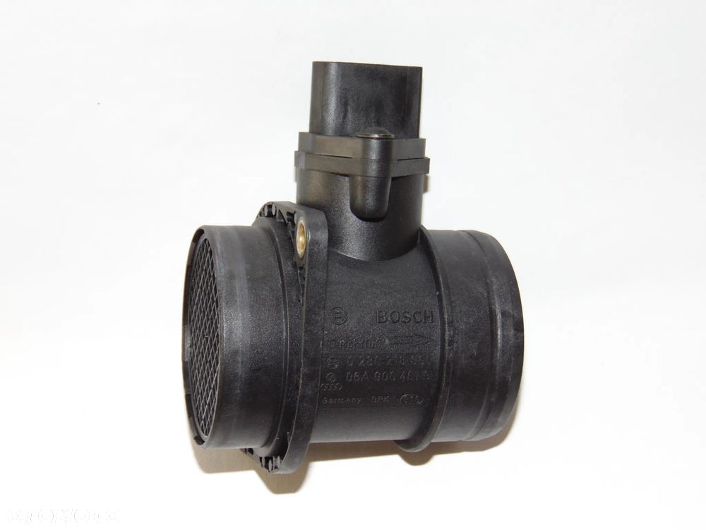 ORYGINAŁ przepływomierz 0280218060 06A906461G Audi A3 8L Seat Ibiza III Leon I Alhambra VW Volkswagen Bora Golf 4 IV Multivan Caravelle T5 Sharan New Beetle benzyna 1.8 2.0 - 6