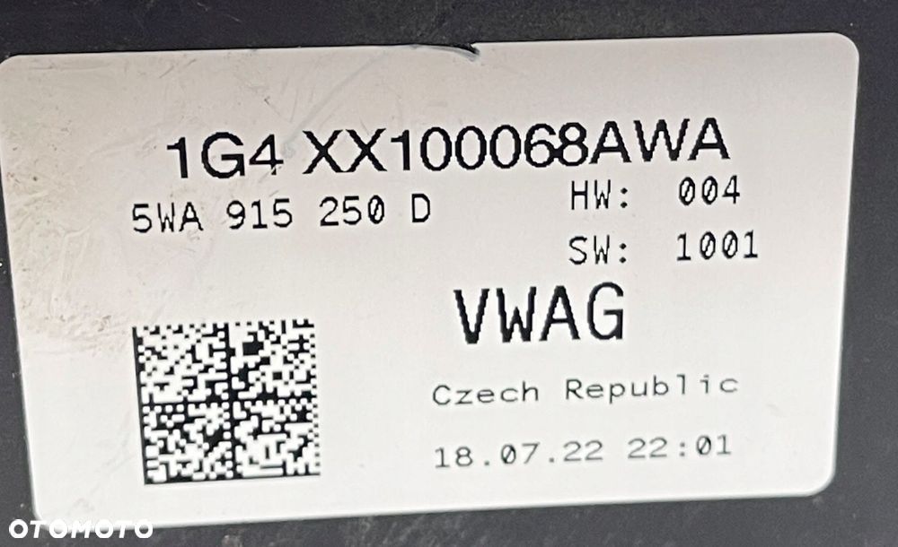 VW SEAT STEROWNIK SKRZYNKI AKUMULATORA 5WA915183C - 14