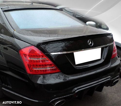 Eleron luneta Mercedes Benz S Class W221 4d Sedan Amg plastic ABS  CALITATE PREMIUM ⭐️⭐️⭐️⭐️⭐️ - 1