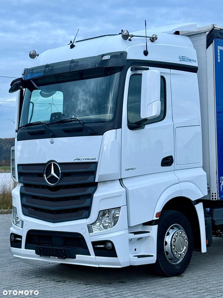 Mercedes-Benz ACTROS 1840 / FIRANKA / WINDA / 18 EUROPALET / ŁADOWNOŚĆ 8 620 KG / AUTOMAT / DUŻA KABINA / SPROWADZONY / DUŻY SILNIK 10677cm3 - 6