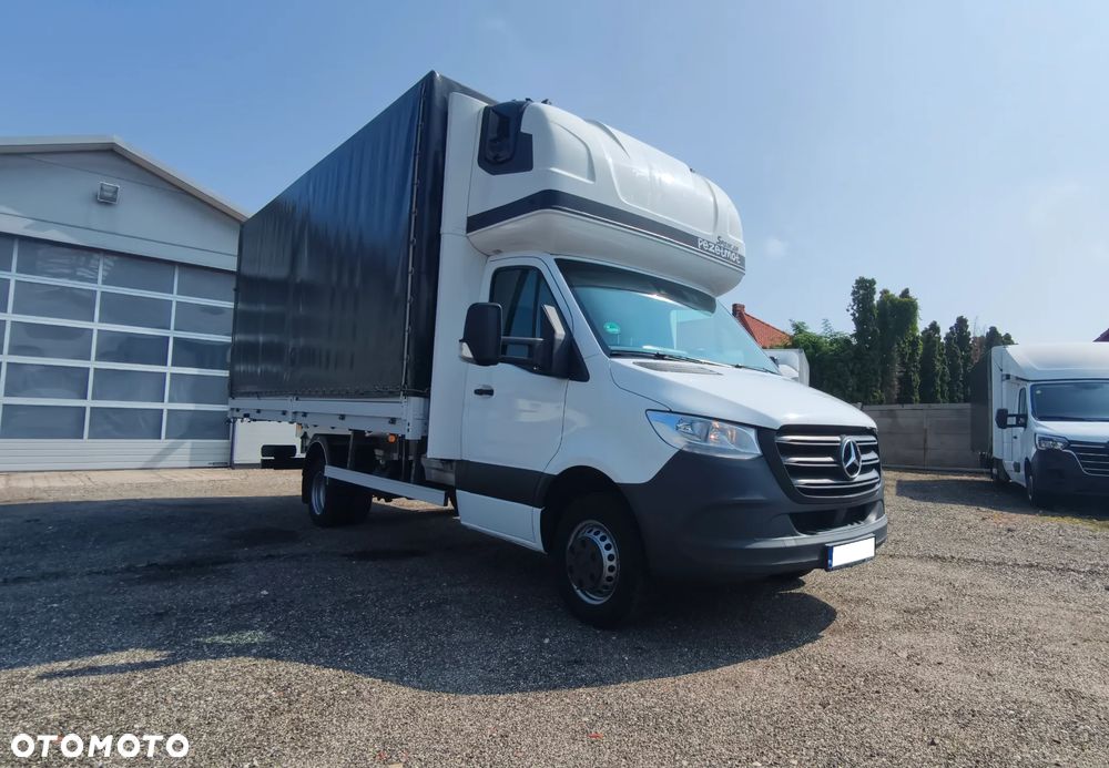 Mercedes-Benz SPRINTER 12EP DRZWI TYŁ 5,5M BLIZNIAK WYS. RAMPOWA SALON PL BEZWYPADKOWY FV23% ZADBANY SERWIS ASO 317 517 DO 3,5T DMC - 7