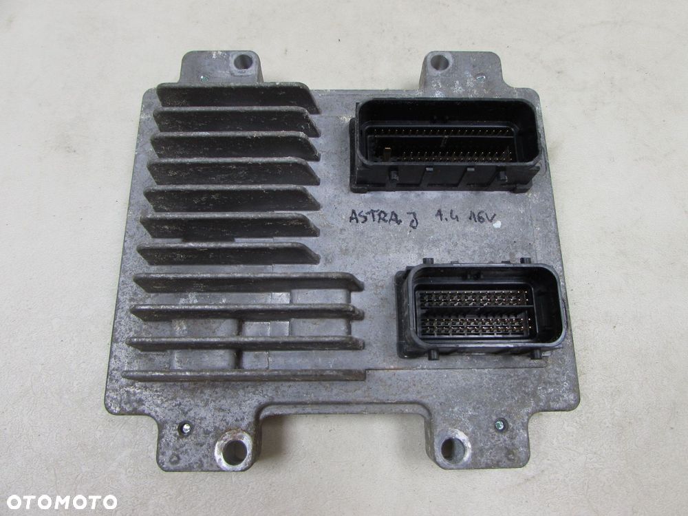 OPEL ASTRA V K J CORSA E 1.4 16V KOMPUTER STEROWNIK ECU SILNIKA 12654172 ABJT - 1