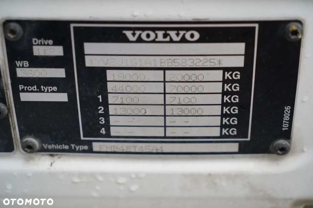 Volvo FM 450 / HYDRAULIKA / PEŁNY ADR / ALUFELGI / EURO 5 / - 36