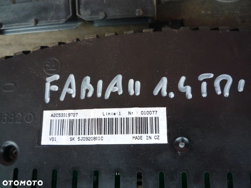 SKODA FABIA II 1.4 TDI IMMO ZESTAW STARTOWY045906019CE - 3