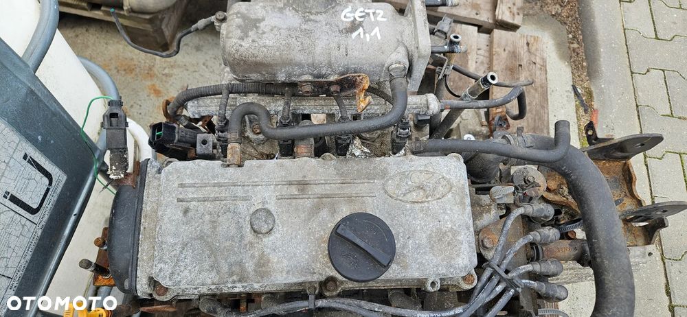 Silnik Hyundai Getz 1,1 b 46kW 63KM 2004r G4HD - 1