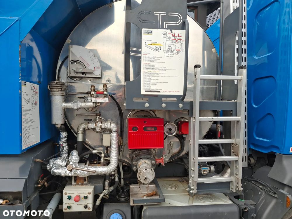 Renault D16 Skrapiarka CTP Constructeur Naprawa Asfaltu Rozsypywacz Grysu Wywrotka - 3