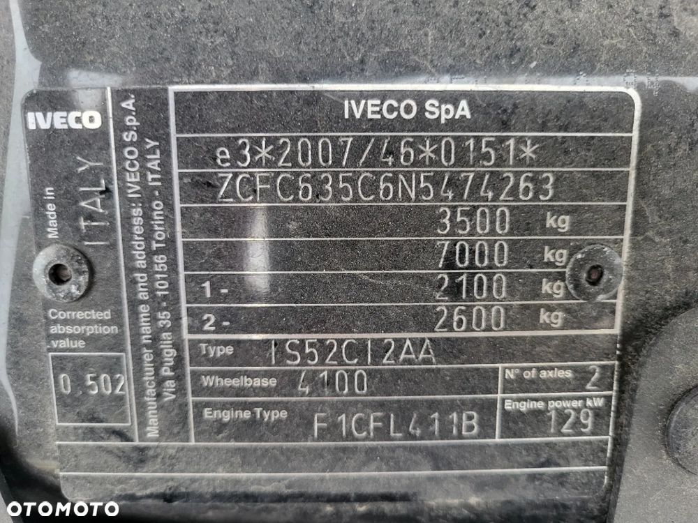 Iveco 50C18HZ KONTENER  WINDA 1000 kg - 21