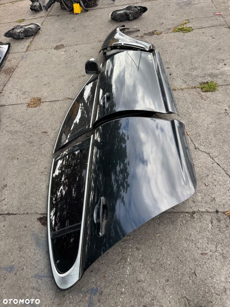 Jaguar FX PEF czarny zderzak przód maska lampa prawa lewa pas przedni z chłodnicami drzwi prawe lewe przednie tylnie przód tył lampa prawa lewa  filtr powietrza błotnik prawy lewy - 7