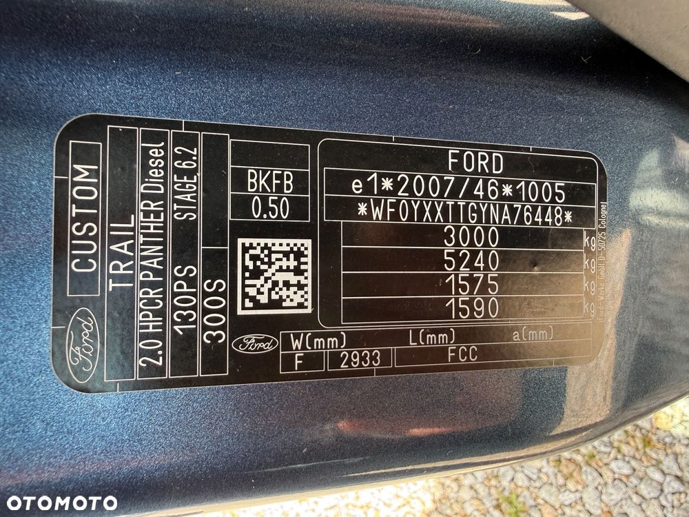 Ford TRANSIT CUSTOM TRAIL RAPTOR/Skóra/Alu/Navi/Klima/Kamera/Grzane fotele/PDC przód i tył/Grzana szyba/Hak/ - 33