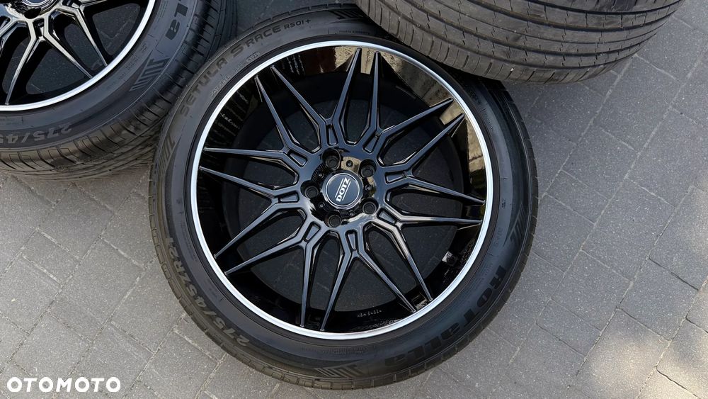 Kola r21 5x130 275/45 ET48 10.5J audi q7 sq7 porsche cayenne volkswagen vw touareg DOTZ Black alufelgi LongBeach - 11