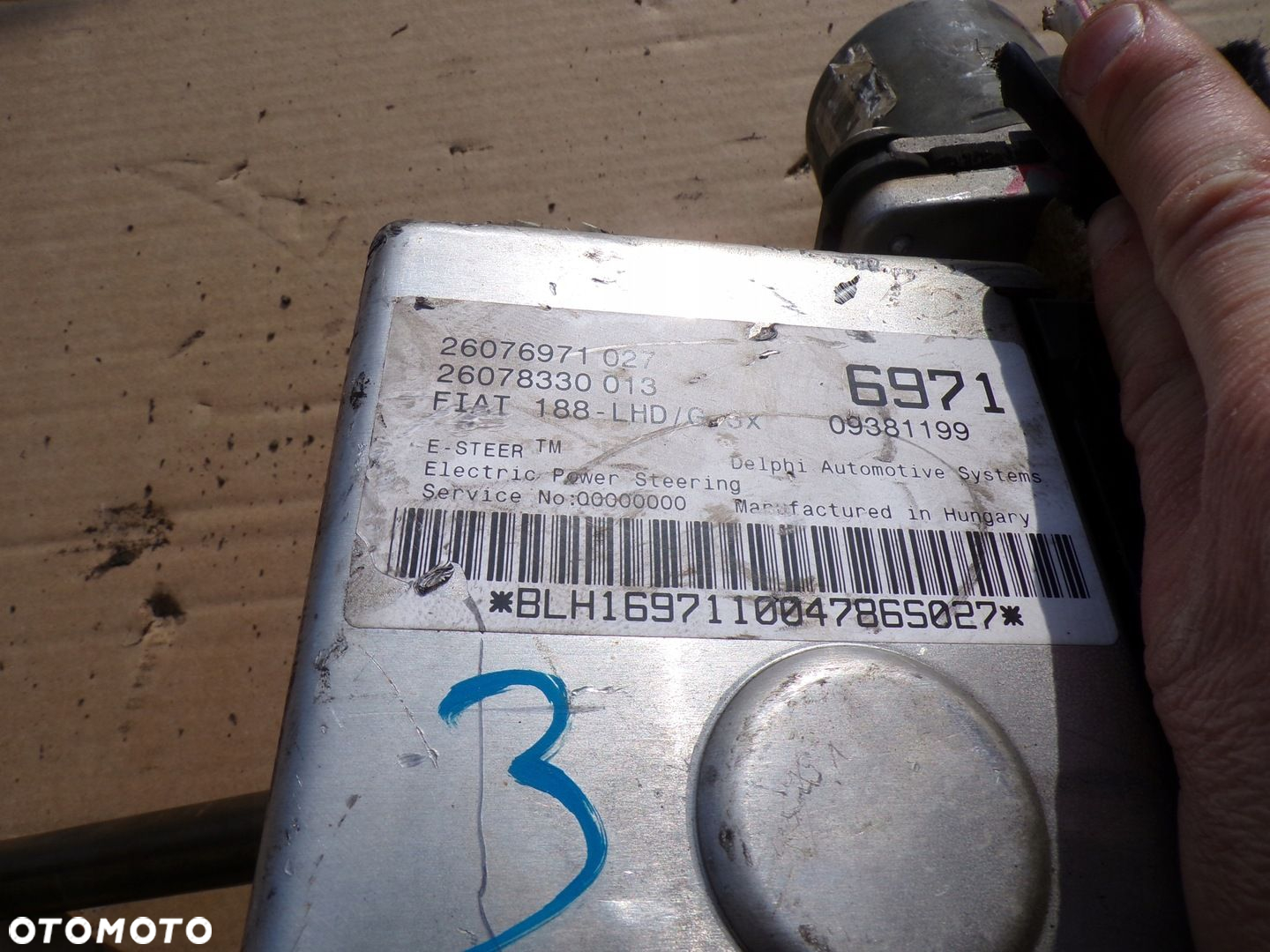 FIAT PUNTO II WSPOMAGANIE ELEKTRYCZNE KOLUMNA 6971 REGULACJA - 3