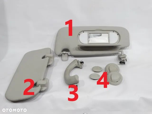 MINI COOPER Europa F55 F56 osłona przeciwsłoneczna daszek 7366949 - 3