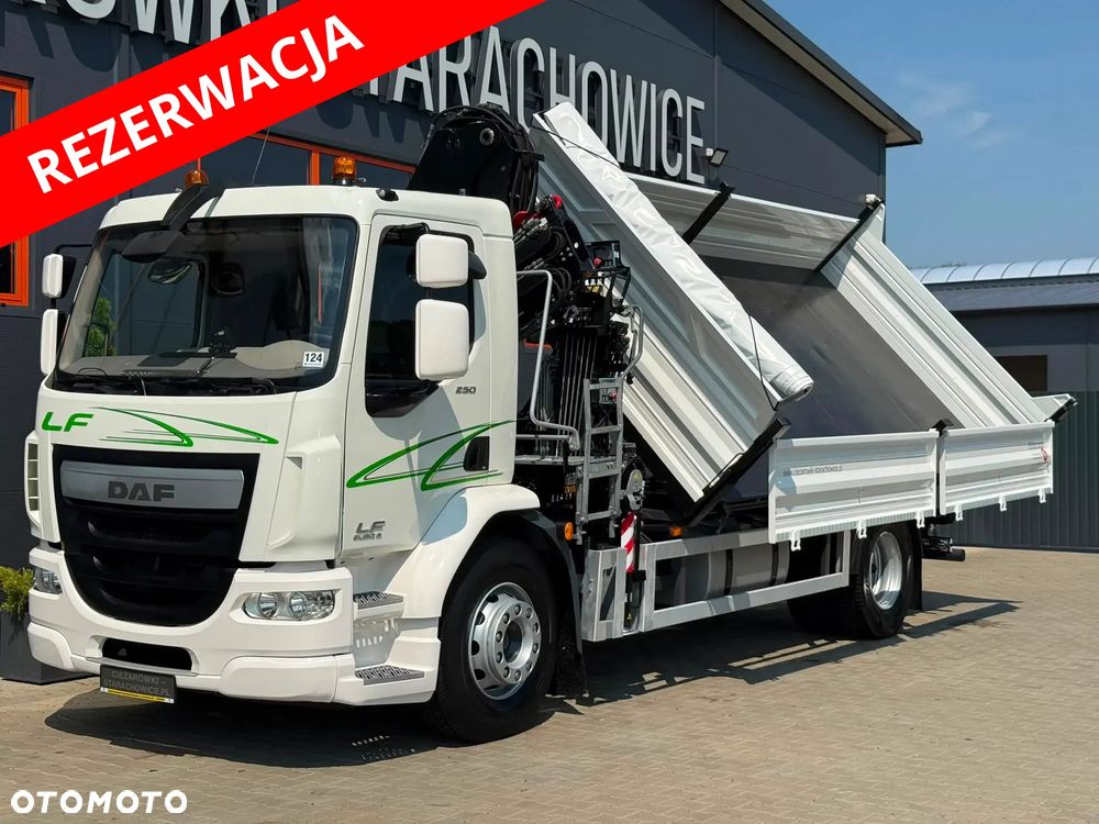 DAF LF CF 250 // Wywrotka 3-stronna // Żuraw HIAB XS 122 DUO // Euro 6 // Krane, Kipper, Kran - 2