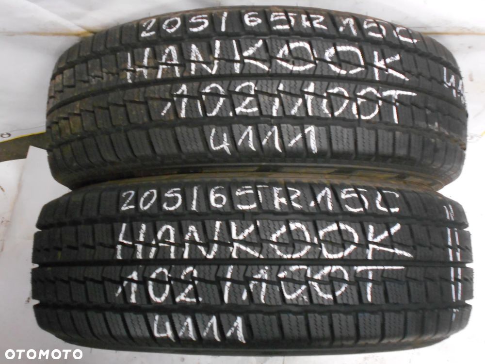OPONY 205/65R15C HANKOOK WINTER RW06 DOT 4111 10MM - 1