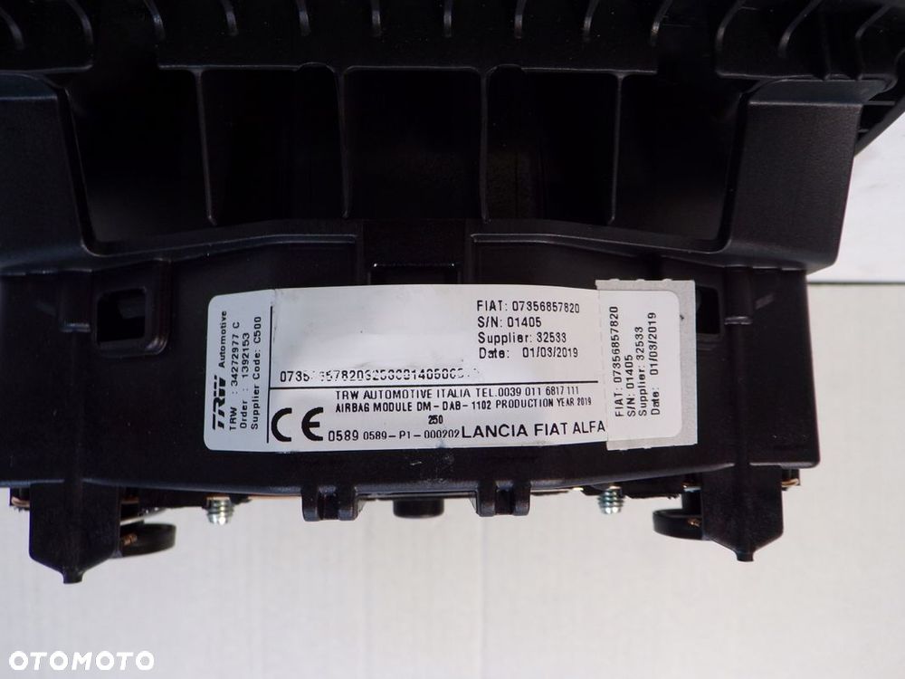 Fiat DUCATO LIFT 18- EURO 6 poduszka powietrzna AIR BAG airbag 07356857820 - 7