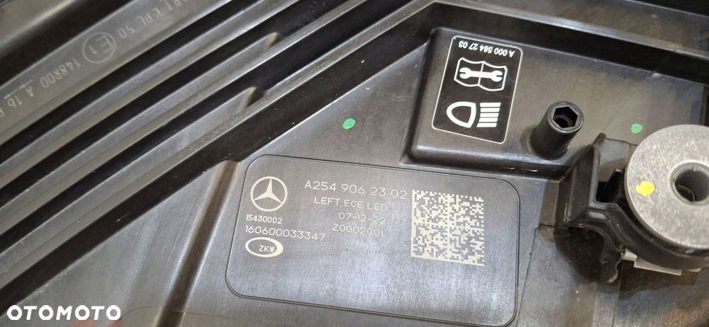 LAMPA PRZÓD PRZEDNIA LEWA MERCEDES GLC W254 A254 DIGITAL LIGHT A2549062302 - 9