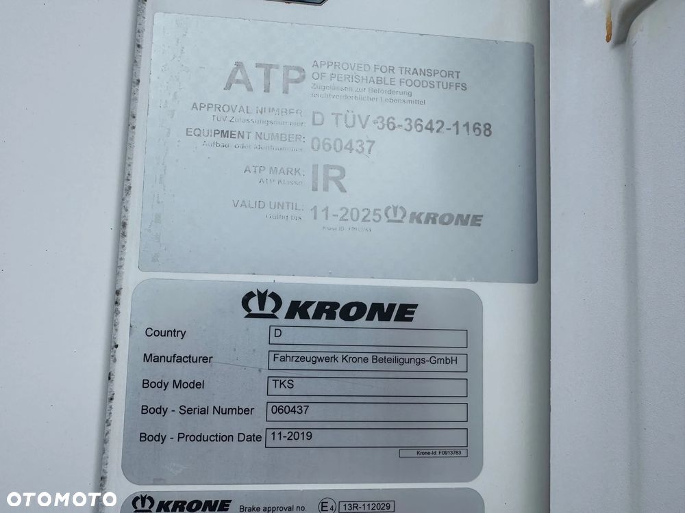 Krone Chłodnia ,Doppelstock , Carrier Vector 1550, 234.000 km!! - 34