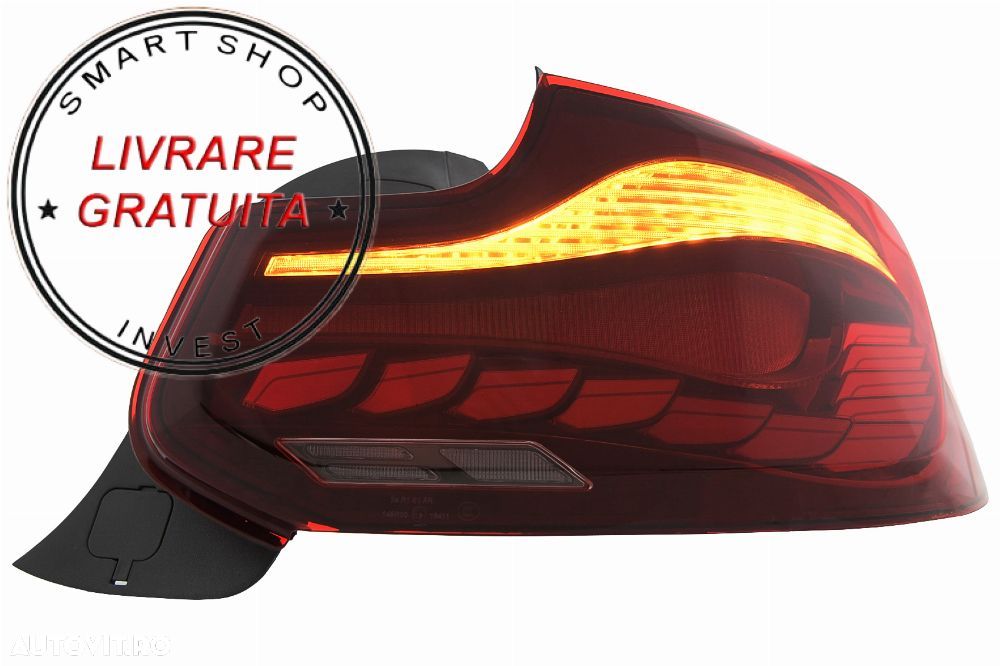 Stopuri OLED BMW Seria 2 F22 F23 M2 F87 (2014-2020) Semnal Dinamic Secvential- livrare gratuita - 5