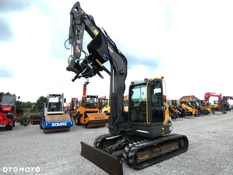 Volvo ECR88D ROTOTILT ZE SZCZYPCAMI / Super Stan / Nowe podwozie / - 12