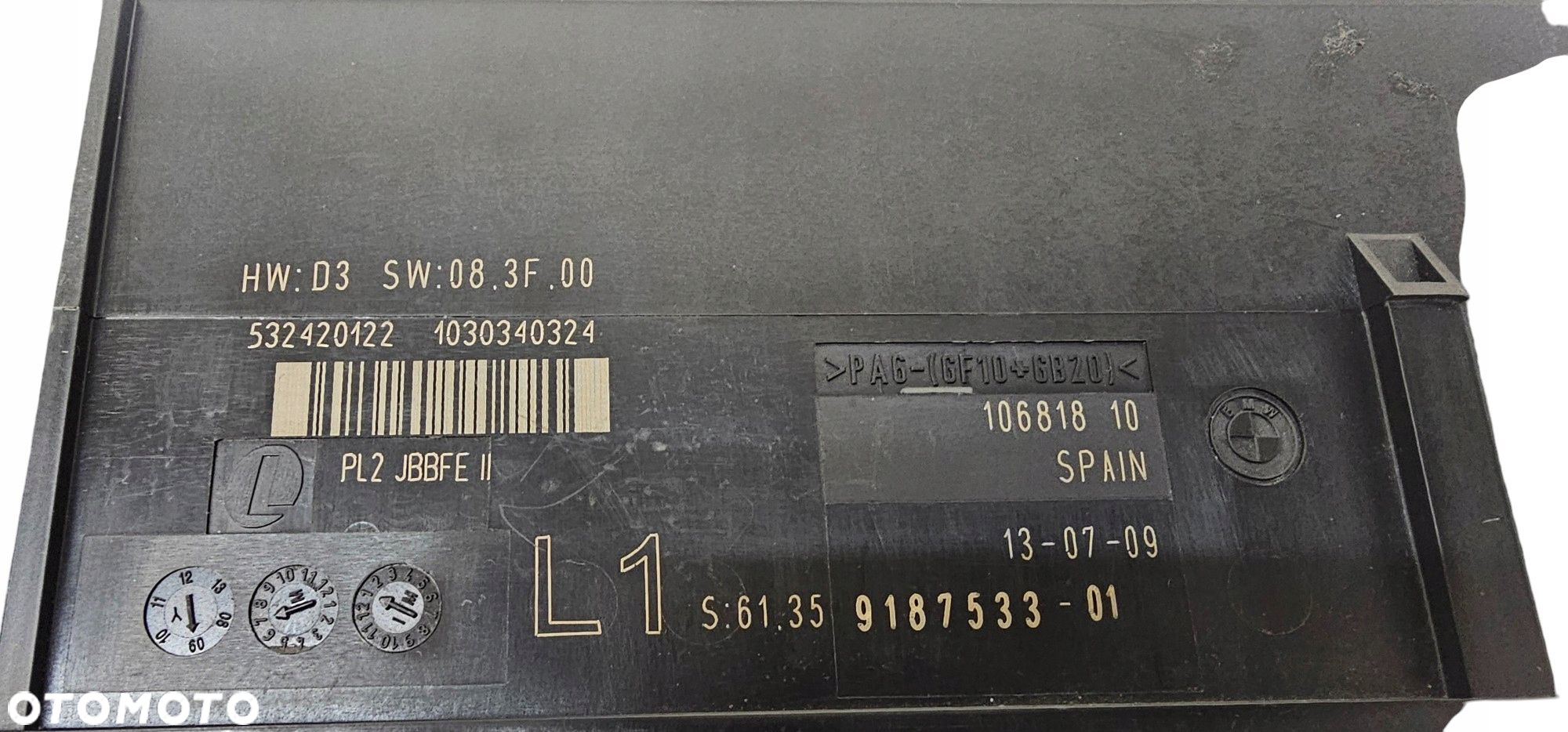 Bmw E87 E90 E92 E84 Moduł Sterownik Komfortu L1 Pl2 Jbbfe Ii 9187533 - 6