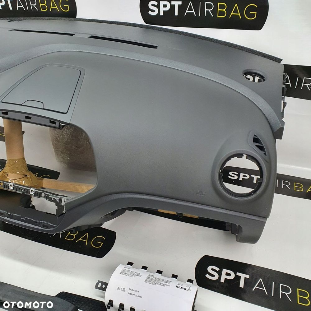 RENAULT CAPTUR I LIFT DESKA ROZDZIELCZA KONSOLA KOKPIT PULPIT PODUSZKI AIRBAG AIR BAG PASY KIT SET - 4