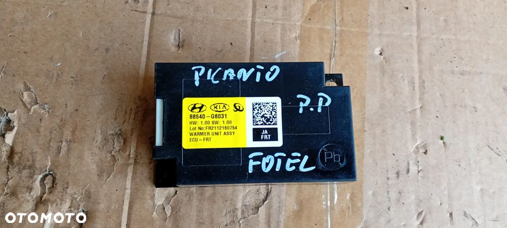 Moduł sterownik fotela pasażera prawy przód Kia Picanto III Lift 88540-G6031 - 1