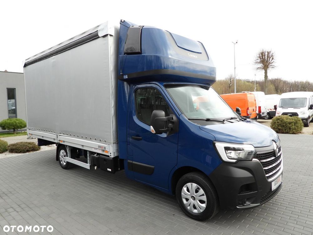 Renault MASTER PLANDEKA 10 PALET WEBASTO TEMPOMAT LEDY PNEUMATYKA KLIMATYZACJA  165KM - 5